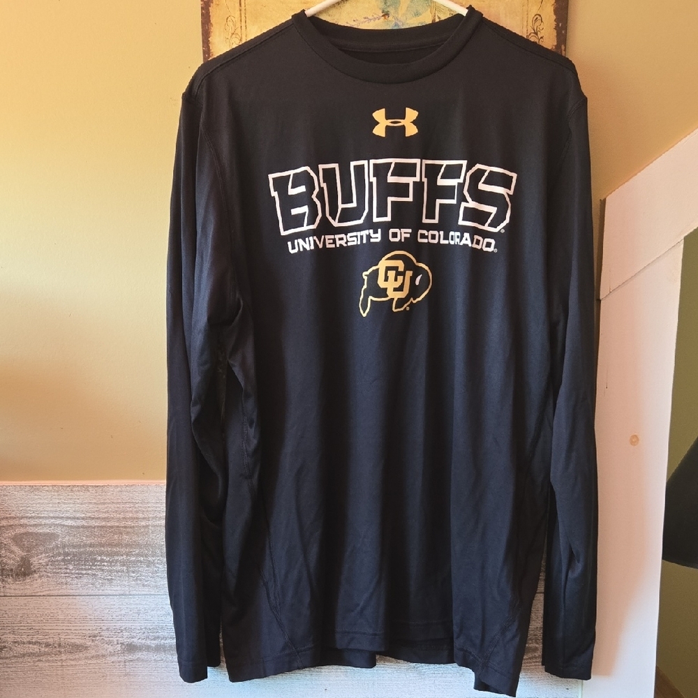 Under Armour Black Long Sleeve Buffs Tee